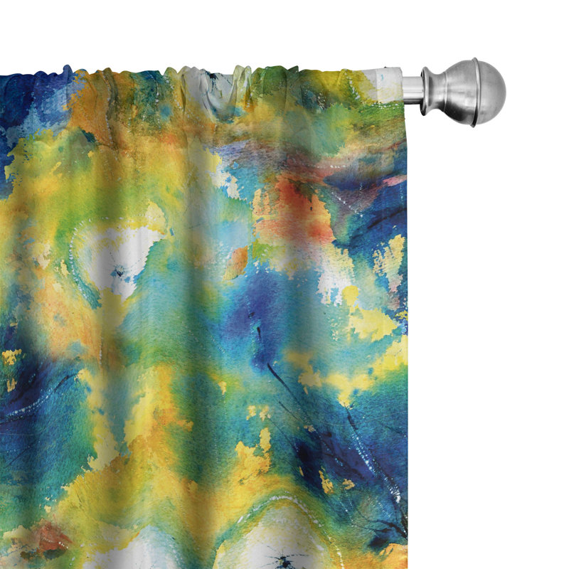 Semi Sheer Curtain Pair, 28" W x 95" L