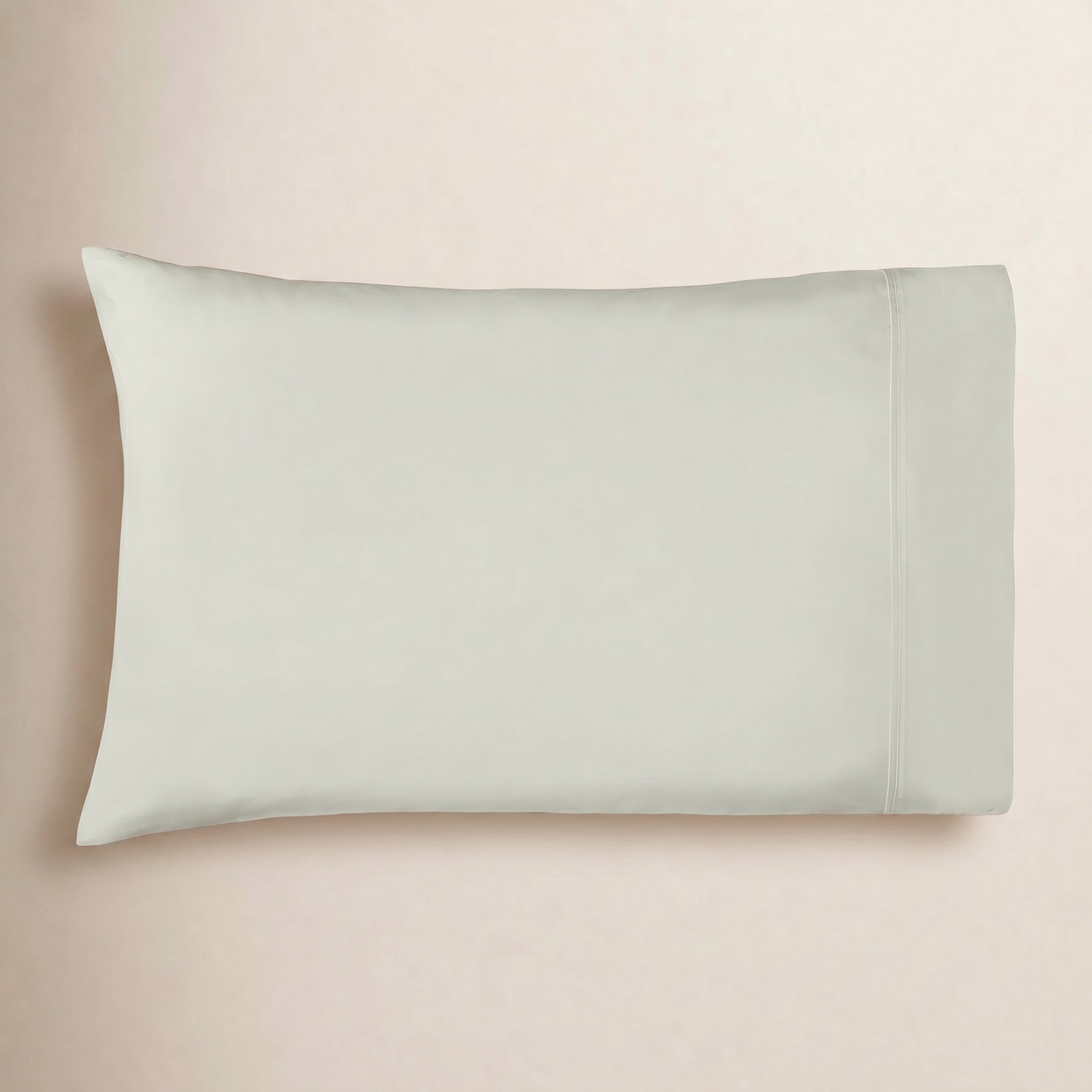 Coyer Cotton Pillowcase, Sage, Standard - 2 Standard Pillowcases