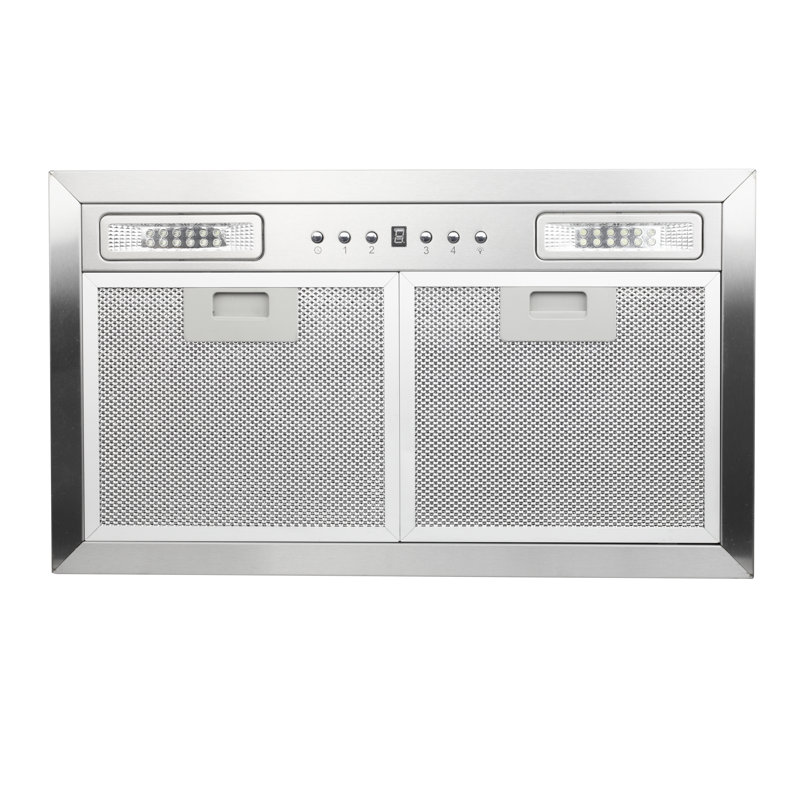 21" Stainless Steel Ducted Range Hood Insert with LED Lighting
