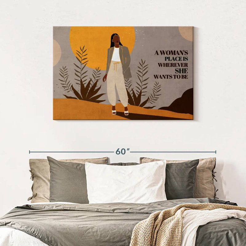 A Woman's Place I, H 30 po x l 45 po