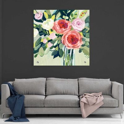 «Let the Light In I» par Victoria Borges, art mural en verre acrylique