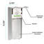 Distributeur de savon liquide mural