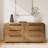 62" W 6-Drawer Solid Wood Double Dresser with Hidden Drawer