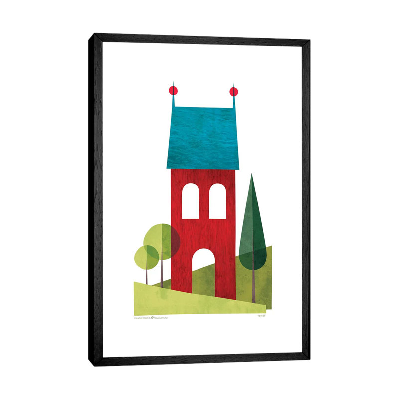 House II by TomasDesign - Floater Frame Gallery-Wrapped Canvas Giclée on Canvas, 101.6 cm H x 66.04 cm W, Black