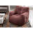 Aeri Compression Medium Adult Soft Teddy Fabric Bean Bag Chair With Foam Filled-1285459450
