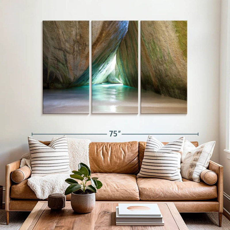 Gillard Baths Boulder Passage, 48" H x 74" W
