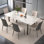 Light Microlite Rectangular Dining Table Sets