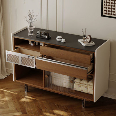 French-style vintage multi-storage drawer cabinet