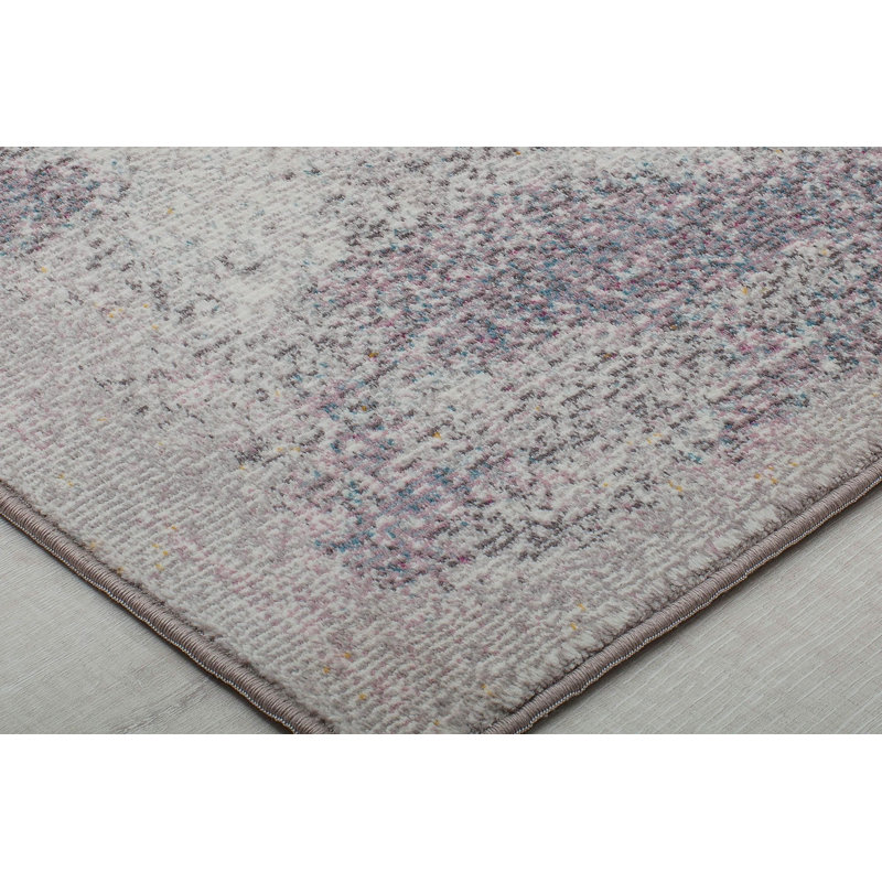 Claudeen Contemporary Brush Stroke Area Rug, Rectangle 2'6" x 4'