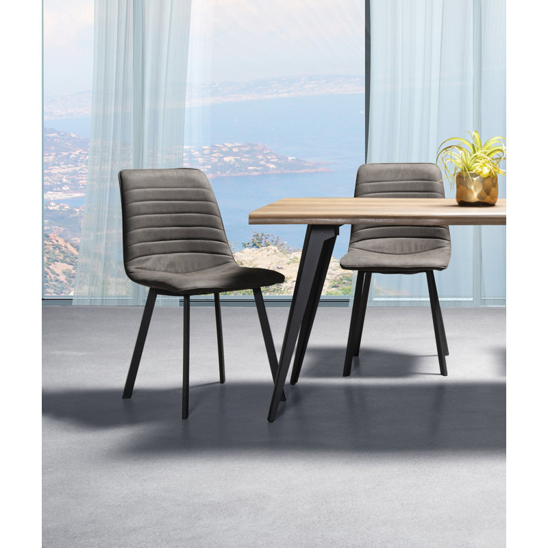 Chaise d'appoint Manahan en gris