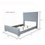 Lit rembourré de style contemporain-249348447