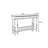 American-style durable console table