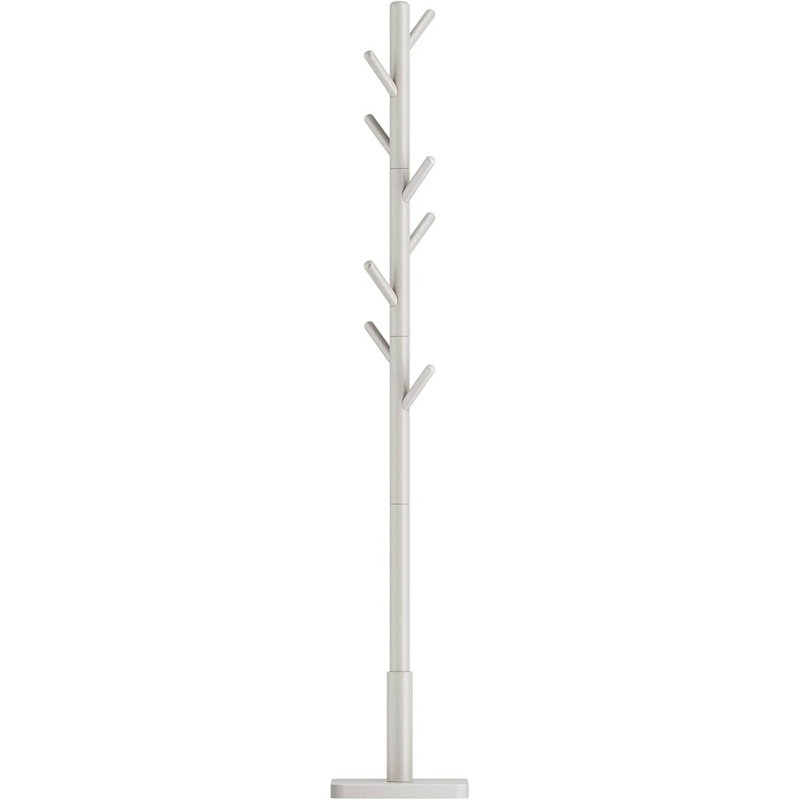 Freestanding 8 - Hook Coat Rack, Cappuccino Beige