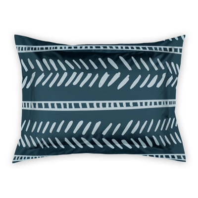 Taie décorative bleu marine