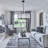 6-light Dimmable Drum Crystal Chandelier