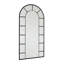 Miroir de plancher surdimensionné en métal Jesselyn
