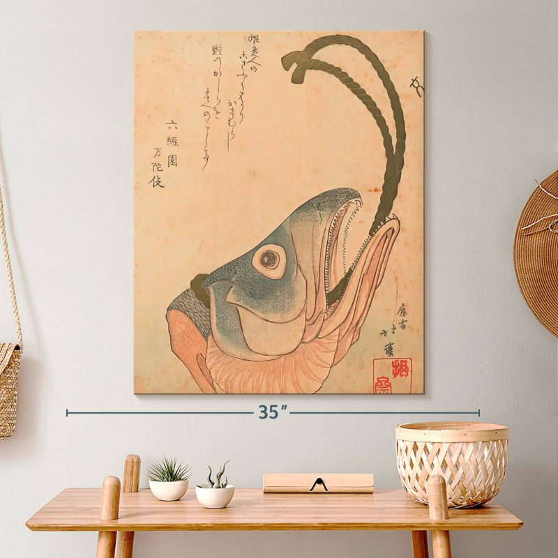 Tête de saumon, 30" H x 24" W