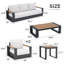 Ensemble de conversation d'extérieur 5 pièces avec coussins et 1 table d'appoint-693824504-682174052-682174054