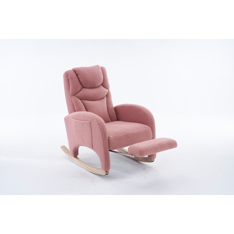 Chaise berçante Teddy, Rose