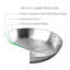 Lexi Home Modern Kitchen Basics 4.8 Quarts Non-Stick Stainless Steel Soup Pot