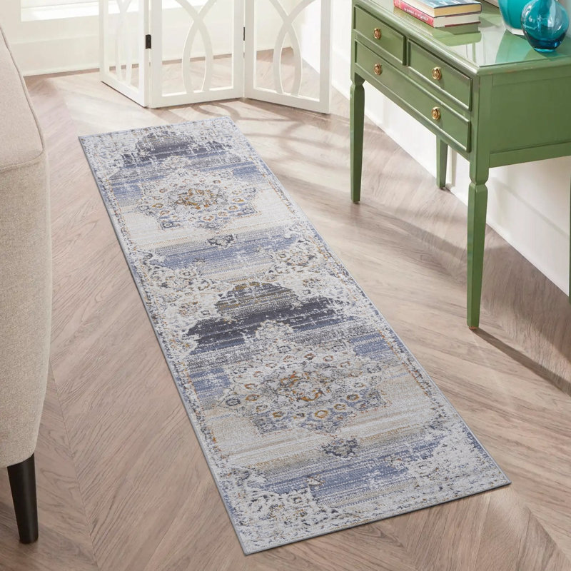 Oriental Indoor / Outdoor Rug, Runner 2'2" x 8'