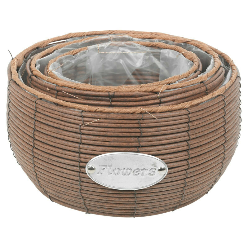 Dupo Pot Planter, Brown