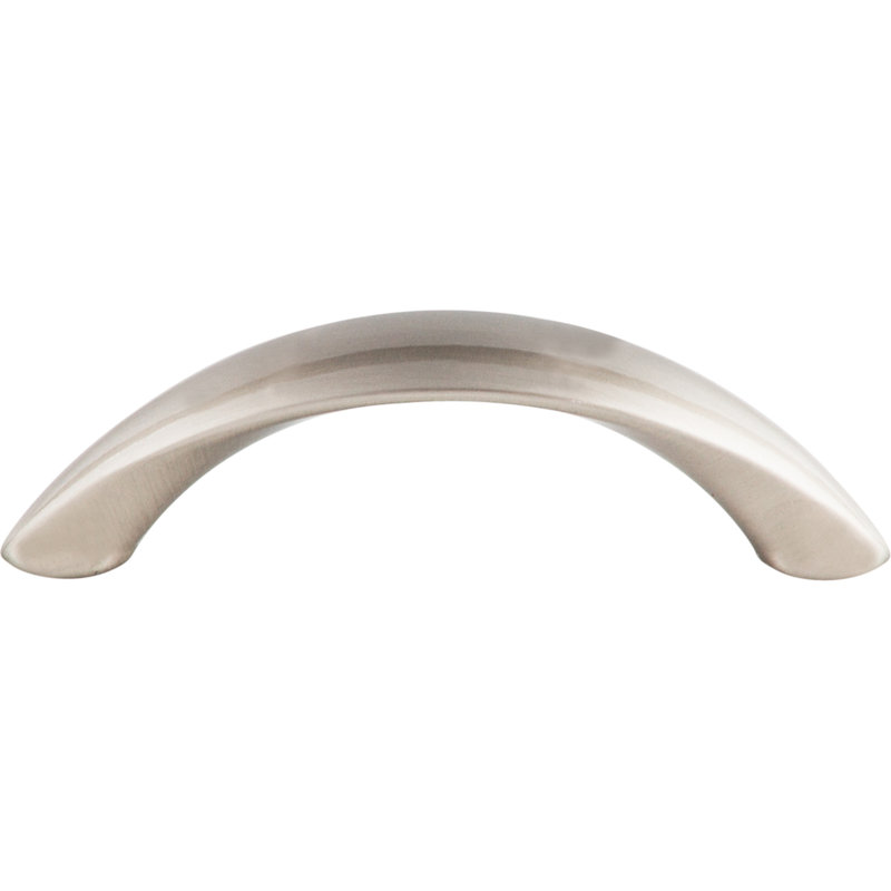 Arc 3" Center to Center Bar pull, Brushed Satin Nickel