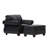 Macalla 47" Wide Armchair and Ottoman-532649587
