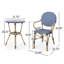 Ensemble 3 pièces d'extérieur en rotin et aluminium PE
