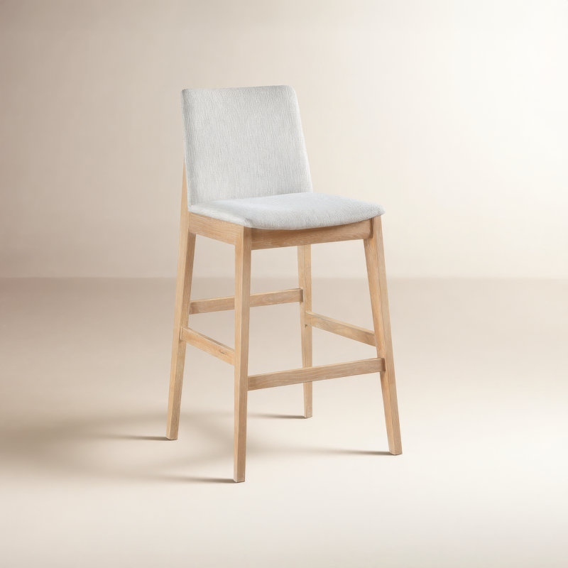 Deco Oak Light Grey, Bar Stool (29.9" Seat Height)