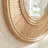 Sovana Oval Rattan Wall Mirror