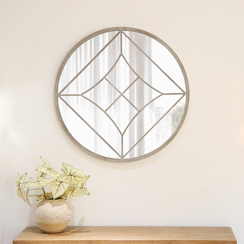 Iron Round Mirror