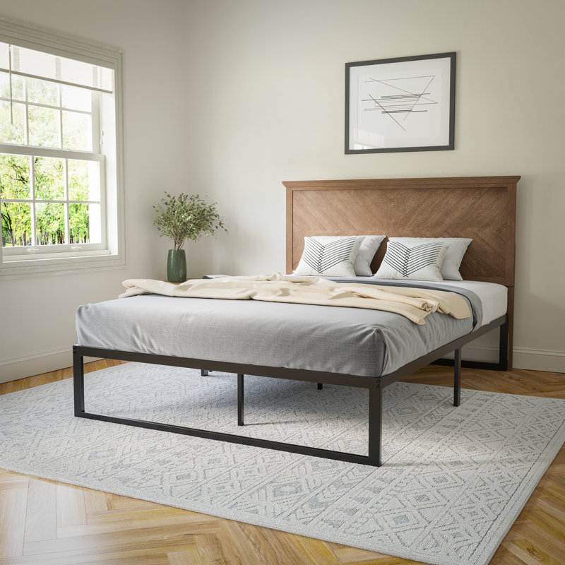 Tête de lit ajustable Culbert Herring, Brun pâle, Grand