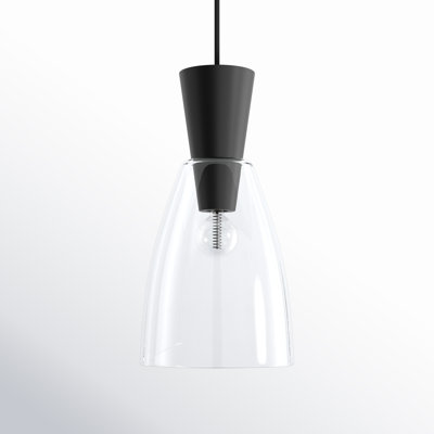 Moxie Single Light Glass Dimmable Pendant