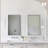 16" Modern Dimmable Linear Integrated LED Vanity Wall Sconce, Set of 2, Chrome-635133996