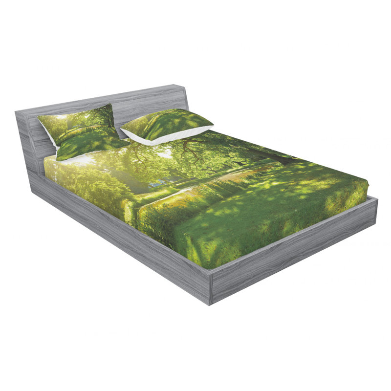 Microfiber Sheet Set, Full/Double Sheet Set with Fitted Sheet