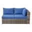 Ensemble de conversation modulaire avec coussins Salkeld