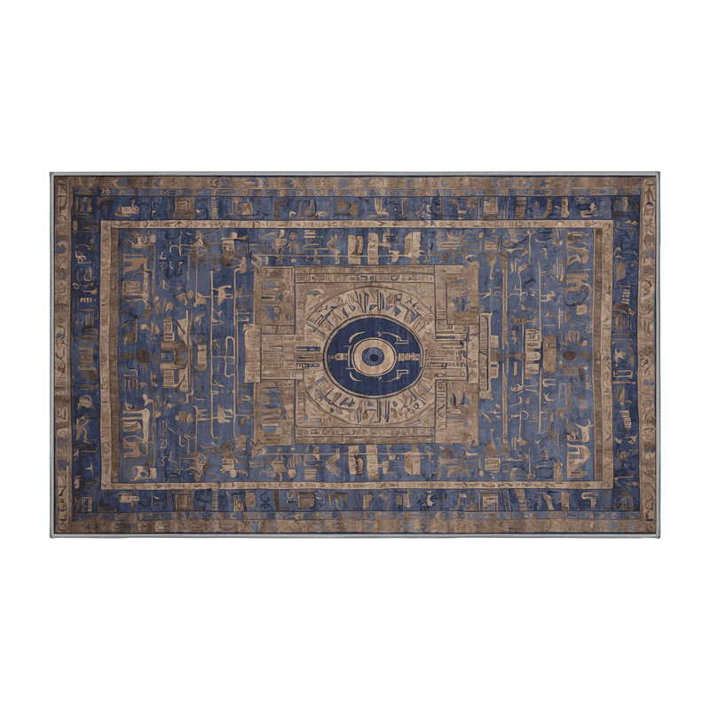 Machine Washable Gray Area Rug, Rectangle 3' x 5'
