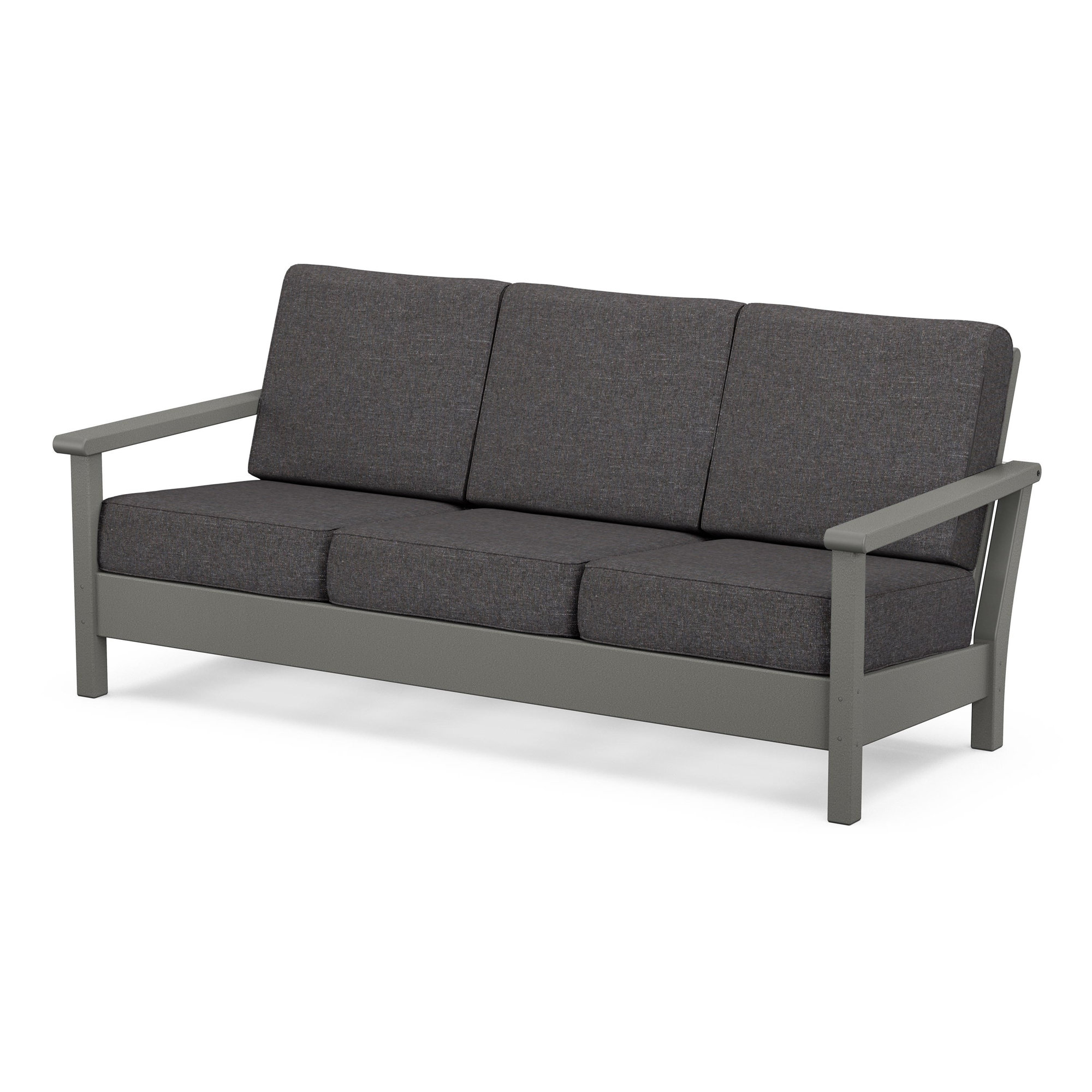 Harbour Deep Seating Sofa, Slate Gray, Ash Charcoal