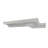 Endurathane Bruce Crown Moulding, 4 3/4"H x 2 1/8"P x 5 1/8"F x 96"L, Factory Primed