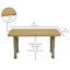 Table rectangulaire d'activités en T avec moulures totales réglables-109512142-109512146-109512140