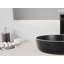 ANZZI 16.5'' Matte Black Glass Circular Bathroom Sink