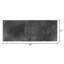 Tapis pour salle de bain luxueux en microfibre - 21 po x 54 po-197041320