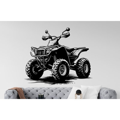 Quad Wall Decal, ATV Rider Wall Decal, Quad Wall Decorl, ATV Rider Wall Decal, Quad Wall Decor