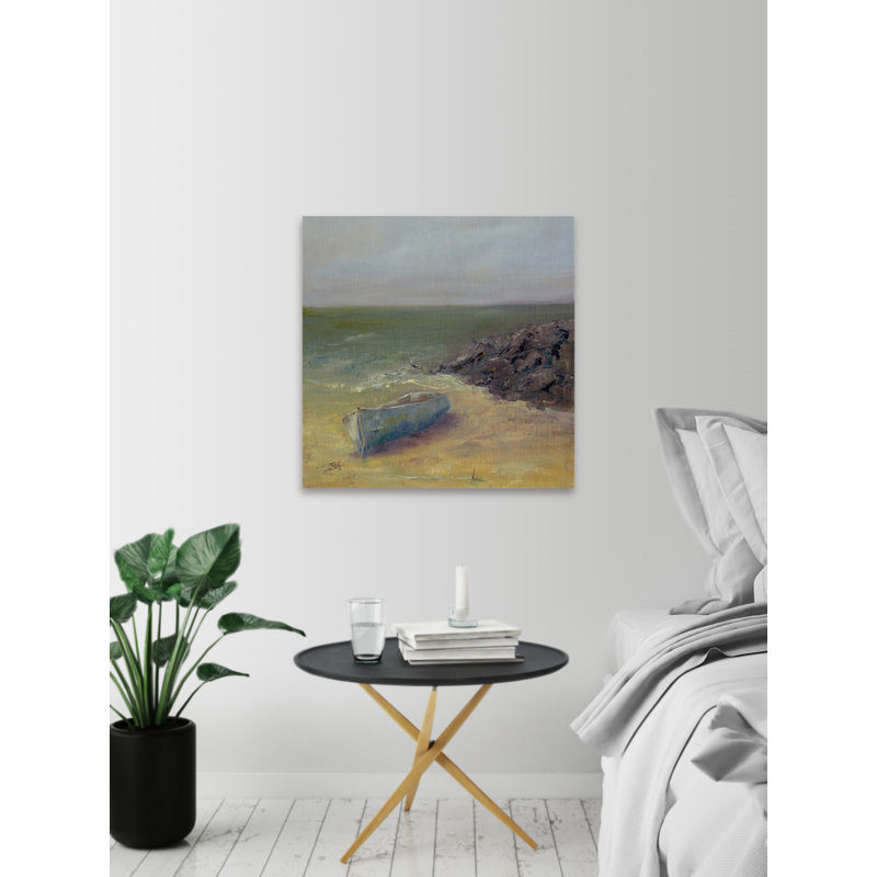 Tide - Wrapped Canvas Painting, 30 cm H x 30 cm W 