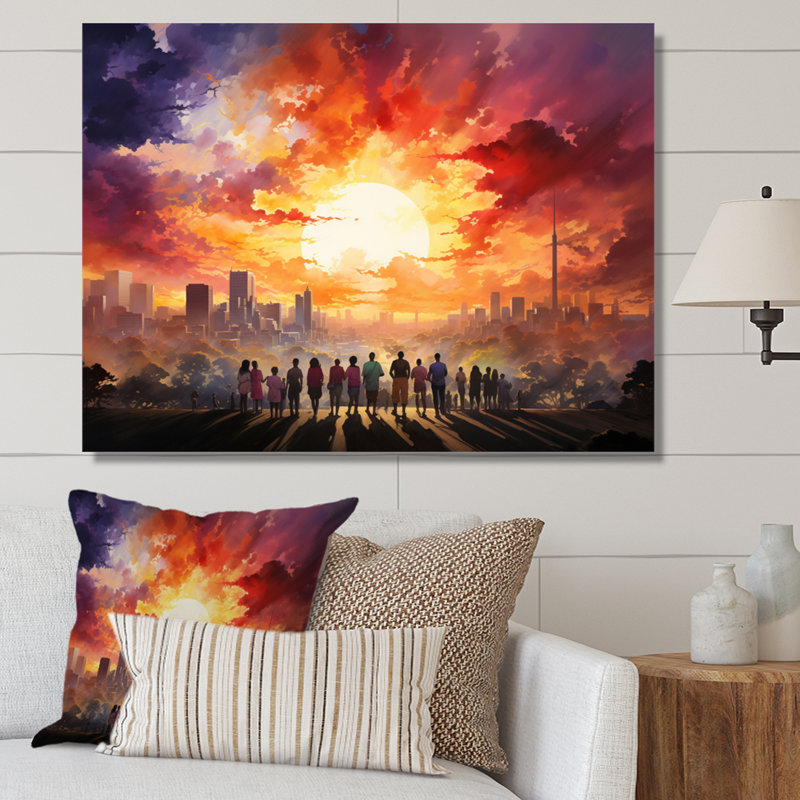 La fin de l'apartheid sur toile, Toile tendue, H 16 po x l 32 po x P 1 po