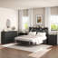 Ensemble de chambre à coucher 3 pièces - Ensemble de commode double 6 tiroirs l 47,2 po et 2 tables de chevet 3 tiroirs avec station de charge-1464454787