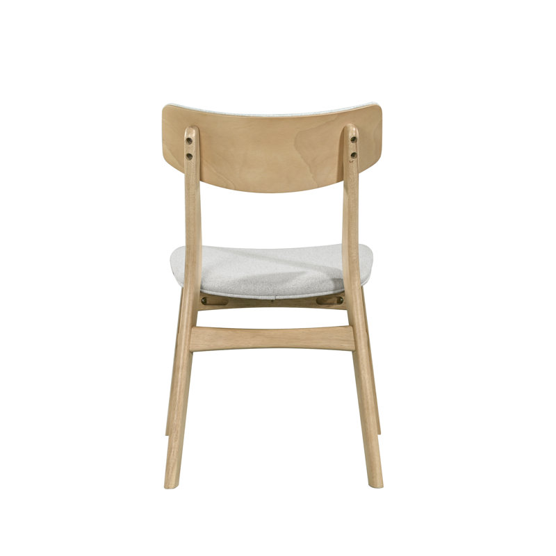 Chaise rembourrée en bois massif, Chêne