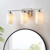 Vanity Light With Frosted White Glass