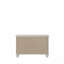 Table de chevet finition perle blanche